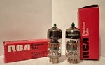 Matched Pair Of Rca/gt. Britain 6922/E88CC Gold Pin Vacuum Tubes Low Hours. Fixed Price $275.00.