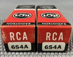 6S4A Rca Radio Amplifier Audio Vintage Vacuum Tubes Lot Of 2. Fixed Price $11.75.