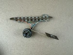 Vintage Amphenol 11-PIN Octal Style Plug Black W/2 Screw Strips Attached 86CP11. Fixed Price $20.00.