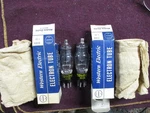 Nos Matched Pair Western Electric 311B Tubes. Amplitrex Test 100% & 101% Gm 1963. Fixed Price $195.00.