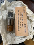 Hytron VT-62 Us Army Vacuum Tube. Fixed Price $120.00.