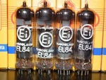 EL84 6BQ5 Tungsram Hungary - Nos Platinum Matched Quad From 70S Nib Ei Boxes. Fixed Price $249.50.