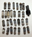 Mixed Lot Of 28 Vintage Used Audio Vacuum Tubes Rca Sylvania Dumont Etc. Fixed Price $23.99.