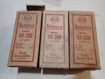 Antique 1920S UX-200 Vacuum Tubes Rca Radiotron Nos Set Of 3. Fixed Price $79.99.