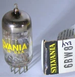 6BW8 Tube Sylvania Nib Tested & Boxed Vintage Commercial Surplus. Fixed Price $8.69.