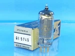 Sylvania Gb 5749 6BA6 W EF93 CV454 Tube Gold Brand Single. Fixed Price $10.88.