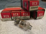 New 2BN4A Rca Electron Audio Radio Vacuum Tubes Sleeve Of 5 - Nos W/ Boxes. Fixed Price $7.55.