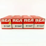 X 5Y3GT Rca Tube. 1970S Prod. Black Plates. Rectangular Getter. QUAD.12.CB400. Fixed Price $241.33.