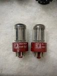 5691 6SL7 Rca Red Base Black Plate, Triple Mica, Dd Getter Matched Pair. Fixed Price $399.00.