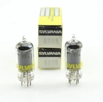 Sylvania 6BH6 Matched Pair Grey Plates Getter New Qty 2 Nos Usa Vacuum Tubes. Fixed Price $28.67.