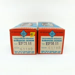 X EFM11 Telefunken Tube. 1940S Prod. Rectangular Getter. 21. CB402. Fixed Price $207.04.