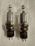 Pair Vintage Raytheon 572B T160L Transmitting Vacuum Tubes Usa Tested 62 & 68. Fixed Price $210.00.