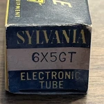Sylvania 6X5GT Electron Tubes Vacuum Untested. Fixed Price $13.75.
