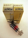 2 Nos Dumont 6BA7 Audio Radio Vacuum Tubes Nib. Fixed Price $15.00.