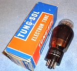 1 Nos Tung-sol Jan 6B4-G Vacuum Tube Vintage Flat Black Plate Audio Triode. Fixed Price $50.00.