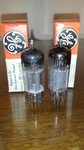 Closely Matched Pair 12BH7A Grey Plate Fat Getter Tube TV7 Test Lot A2 Usa. Fixed Price $72.95.