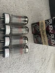 Ruby Vacuum Tubes 6L6GCM Str Amplifier 4X Matching Set. Fixed Price $99.99.