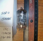 Strong Iec Short Gray Plate Getter 12AX7A ECC83 Tube - 110/110. Fixed Price $26.24.