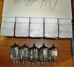 Strong Silver Plate D Getter 5726 / 6AL5 Tubes. Fixed Price $7.49.