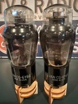 Match Pair Ge Jan Cg 6Y6G Smoke Glass Black Plate Audio Tubes 539C Nos. Fixed Price $54.99.