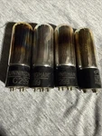 C299 ( Cunningham) Amp Radio Vacuum 4 Tubes Short Pins. Untested). Fixed Price $40.00.
