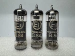 Ei Mullard EL84 6BQ5 Yugoslavia Triplet. All Test Very Strong. Fixed Price $112.50.