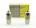 Sylvania 6GH8A Matched Pair Grey Plates Getter Nos Usa Vintage Vacuum Tubes. Fixed Price $76.71.
