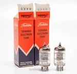 2 Toshiba Shibaura 6AK5 Vacuum Tubes -- RM1. Fixed Price $19.95.