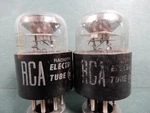 Rca 6AF6G Magic Eye Vacuum Tubes (2) Amplitrex Tested Good Medium Brightness. Fixed Price $25.00.
