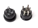 Amphenol Chicago Pin Miniature Plug/socket Microphone Connector 78-S6S. Fixed Price $12.00.