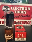 1969 Rca 5R4GYB Brown Base Rectifier Tube 539C Test Nos Nib Balanced. Fixed Price $15.99.