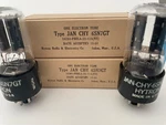Perfect Pair Tube Nos/nib VT231 Hytron Jan-chy 6SN7GT Year 1951. Fixed Price $599.00.