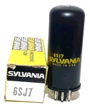 1 Sylvania Tall Boy 6SJ7 Metal Vacuum Tube Tested Nos On Calibrated Hickok. Fixed Price $19.95.