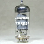 Telefunken (siemens Label) EF804S O-getter Germany Diamond Bottom Strong. Fixed Price $55.00.