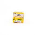 6R4 / EC81 Amperex Tube. 1960S Philips Prod. Gold Pin. Pq. Copper Rods. 15.. Fixed Price $24.18.
