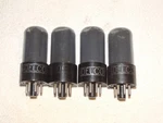 4 X 6V6GT Rca/delco Tubes*smoked Glass* Strong Matched QUAD*#3. Fixed Price $78.00.