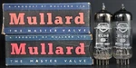 2X Nos 1955'S Mullard EL85 Top Square Getter Grey Plate British Made. Fixed Price $72.00.