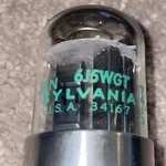 JAN-CHS-6J5GT Sylvania Military Vacuum Tube Metal Base Tested Nos. Fixed Price $19.99.