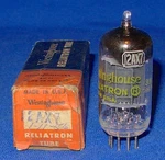 Nos Nib Westinghouse 12AX7 Long Black Plate Vacuum Tube Getter 1956 Date. Fixed Price $99.99.
