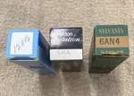 Nos Vacuum Tube Lot 6J6A, 6AN4, 12AV6 In Box Keldon Sylvania Realistic. Fixed Price $11.00.