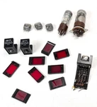 Vintage Nixie Tube Set Burroughs Sylvania Dekatron Display 8422 B-5991 GC10B. Fixed Price $128.00.