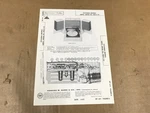 Vintage Photofact Folder 641-12- Sylvania 3-TUBE Portable Stereo Model 45P27. Fixed Price $8.46.