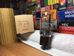 1X Rare CV575 Military Gtbritain Blkplt Brownbase Rectifier /premium Grade 5U4G. Fixed Price $979.00.