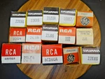 15 Rca, Realistic, Sylvania, Ge Tubes Some Unused, Untested, Sealed Boxes. Fixed Price $25.46.