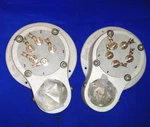 2 Pcs Eimac SK-500 Nos Tube Sockets Air-system For High-power Heat. Fixed Price $180.00.