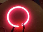 Vintage Electric Neon Clock Canadian Ray Inner Tube 7 5/8 X 10 Mm Pink. Fixed Price $132.00.