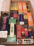 Vintage Lot Of Electronic Tubes, Capacitors Radio Tung-sol, Zenith, Nu,.... Fixed Price $25.99.