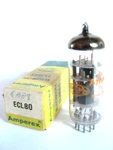 One 1968 Blackburn Mullard/amperex ECL80 (6AB8) Tube - Hickok TV7B Tested. Fixed Price $8.50.