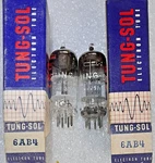 Closely Matched Pair 6AB4 Tung-sol Nos Vacuum Tubes, Triplett 3444 Tested. Fixed Price $17.95.