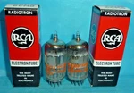 2 Rca 6CM8 Tubes Grey Plates Halo Getters. Fixed Price $13.95.